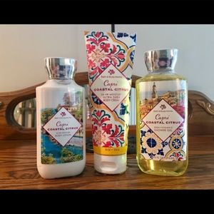 Bath and Body Works Capri Coastal Citrus Bundle